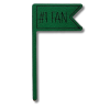 FAN FLAG GREEN 1 FAN GREEN