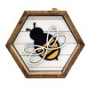 Bee Hexagon sign 135 Bee Hexagon sign 135