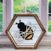 Bee Hexagon sign 139 Bee Hexagon sign 139