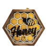 Honey Bee Hexagon sign 129 Honey Bee Hexagon sign 129
