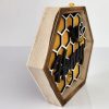 Honey Bee Hexagon sign 130 Honey Bee Hexagon sign 130