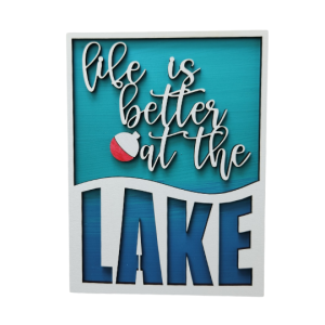 Life is Better at the Lake - Mini Decor (LG)