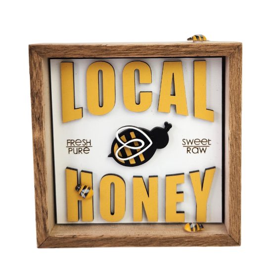 Local Honey Square Sign 141 Local Honey Square Sign 141