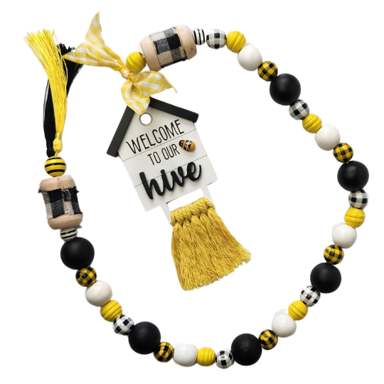 Welcome to our hive bee kind garland 70 Welcome to our hive bee kind garland 70