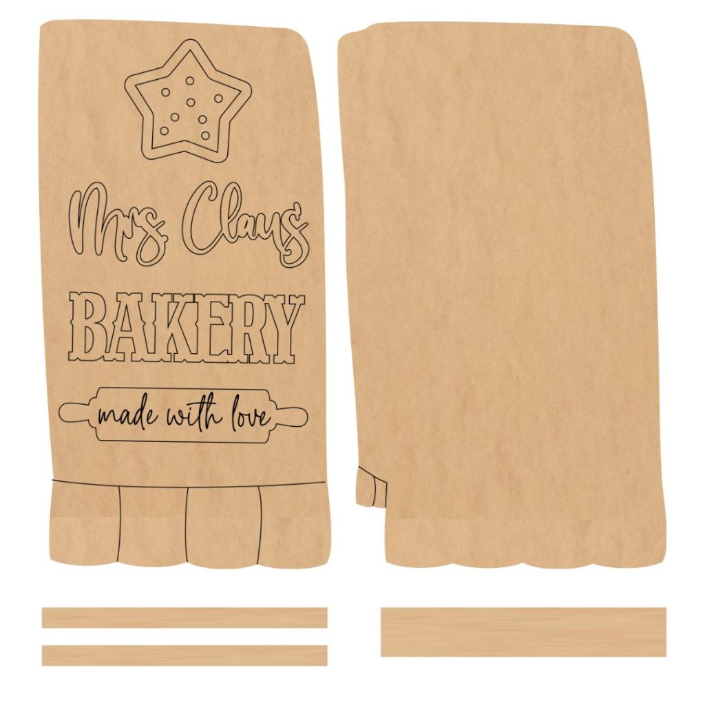 Unfinished Christmas Tea Towel