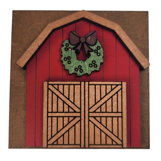 Barn and Wreath 00 Barn and Wreath 00