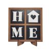 Brown Framed Home Sign 02