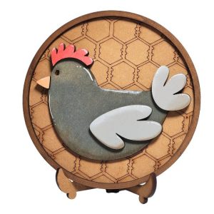 Chicken Round Sign