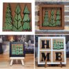 Evergreen Tree Trio 04