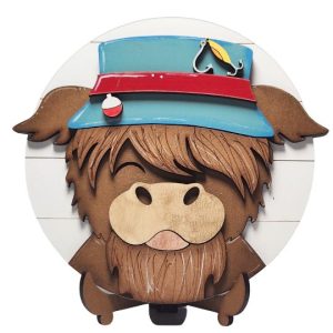 Highland Cow Fisherman