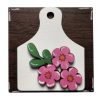 Pink Flowers on Cutting Board 00 Pink Flowers on Cutting Board 00