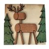 Rustic Deer and Trees 00