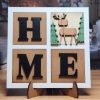 Rustic Deer and Trees 03