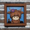 Spring Highland Cow 02