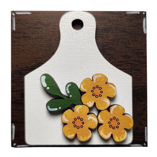 Yellow Flowers on Cutting Board 00 Yellow Flowers on Cutting Board 00