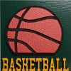 Basketball with Dark Green and Yellow 01 Basketball with Dark Green and Yellow 01