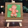 Gingerbread Cookie on Green Tile 02 Gingerbread Cookie on Green Tile 02