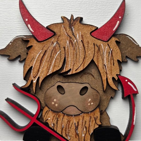 Highland Cow Devil 01 Highland Cow Devil 01