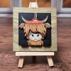 Highland Cow with Pumpkin Hat 02 Highland Cow with Pumpkin Hat 02