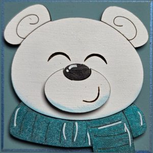 Polar Bear with Scarf