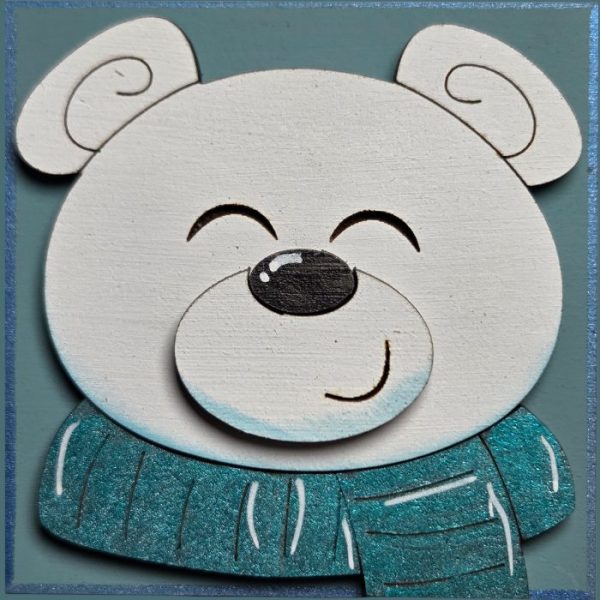Polar Bear with Scarf 01 Polar Bear with Scarf 01