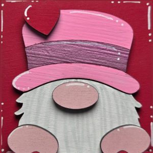 Valentine Gnome with Top Hat
