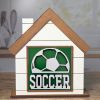 Kelly Green and White Soccer Tile 02 Kelly Green and White Soccer Tile 02