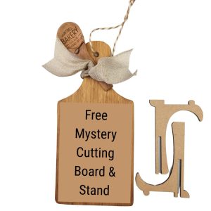 Mystery Cutting Board and Stand